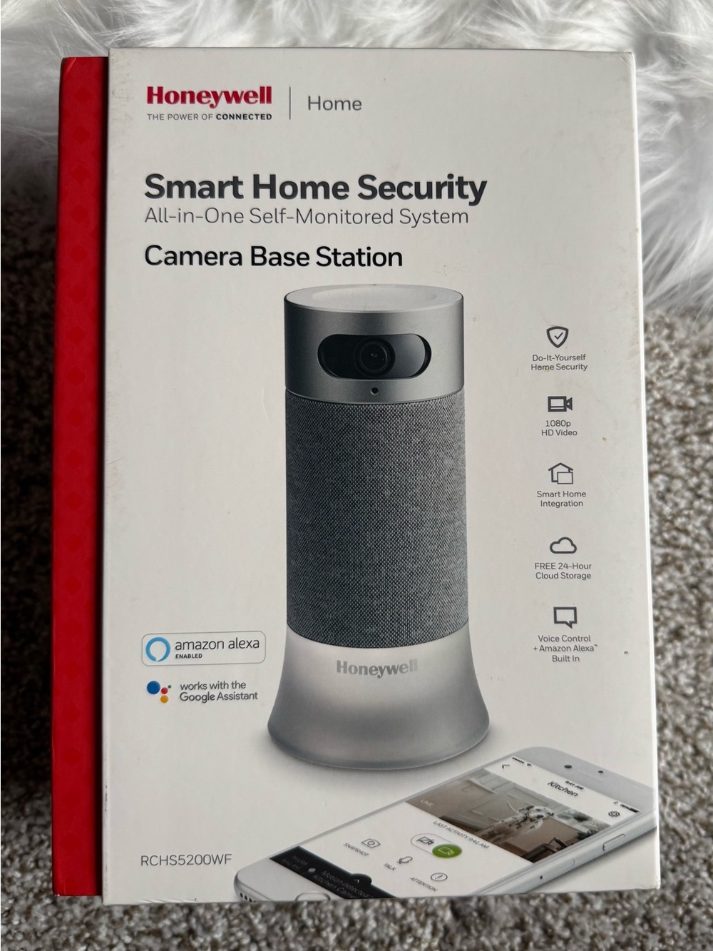 Honeywell Smart Home Security Base Station, Model #RCHS5200WF